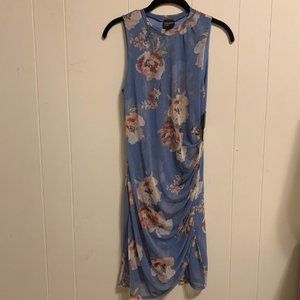 NWT FREE PRESS Mesh Dress Blue Small